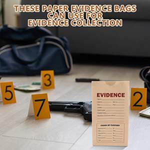 Buste in Carta Kraft Personalizzabili con Adesivi Autosigillanti, Forniture per Scena <span class=keywords><strong>del</strong></span> <span class=keywords><strong>Crimine</strong></span>, Ricevute, Oggetti di Scena, Buste Personalizzate - Product Image 4