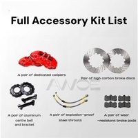 Kit d'étriers de frein haute performance 9040 à 6 pistons, disques de 355 mm, jantes 18 pouces pour Audi A3 S3 RS3 8V 8Y 2012-2025, TTS, Q3, A4, A5, A6