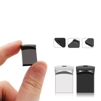 Mini clé USB en métal avec porte-clés 1 Go 2 Go 4 Go 8 Go 16 Go 32 Go 64 Go 128 Go Clé USB2.0 USB3.0 Mémoire Clé USB