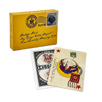 Lot de 52 cartes à jouer personnalisées en gros, style vintage, impression amusante, 57 x 87 mm, pour tours de magie