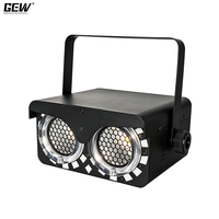 Projecteur LED de surface DMX 100W à lumière dorée, blanc chaud et froid, RGB, aspect hibou, pour événements scéniques