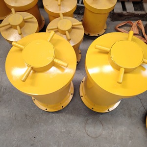 KBQ100 Anti-Explosion Container Steel Powder Coated <b>Toggle</b> Closure Industrial Storage Cylinder Floor Standing - Product Image 3