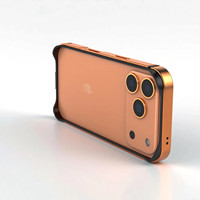 Coque de téléphone à bordure créative en métal adaptée à l'IPhone 17 Pro 17 Promax 17 Air Phone Slim Border Protection Aluminium Cases