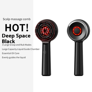 Sikat Pijat Kulit Kepala Terapi Cahaya Merah Anti Rontok Portabel Sisir Rambut Elektrik - Product Image 1