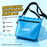 Pochette de rangement extérieure imperméable avec logo personnalisé, légère, accessoires de camping, sac de rangement portable pour la randonnée et les voyages