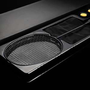 2025 nouvelle <span class=keywords><strong>raquette</strong></span> de <span class=keywords><strong>Badminton</strong></span> LA en Fiber de carbone simple plume légère <span class=keywords><strong>petite</strong></span> <span class=keywords><strong>raquette</strong></span> d'entraînement noire avec cadre en acier - Product Image 3