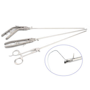 Portaagujas de instrumentos quirúrgicos laparoscópicos a precio de fábrica, portaagujas curvadas portaagujas laparoscópico de titanio - Product Image 1
