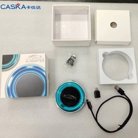 Linknew CA60 Boîte CarPlay AI avec éclairage couleur, design magique, Android 13, adaptateur sans fil Android Auto CarPlay, dongle 4+64G/8+128G