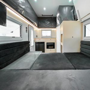 Petite caravane hybride australienne extensible en fibre de verre, caravane australienne à toit relevable, caravane tout-terrain, caravane pliante, remorque de camping - Product Image 3