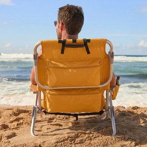 حقيبة ظهر خفيفة الوزن من الألومنيوم عالية الجودة من بيستكس، حقيبة ظهر قابلة للطي للتخييم في الهواء الطلق، كرسي شاطئ محمول قابل للطي - Product Image 1