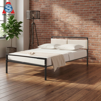 Base de lit double intelligente et réglable en acier inoxydable avec sommier à lattes, base zéro gravité, robuste et durable pour appartement, soins de santé et repos