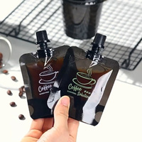Nouvelle conception – Sachet souple en plastique de 30 ml et 50 ml avec bec verseur pour emballage de café liquide