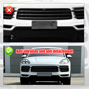 Support de plaque d'immatriculation avant pour <span class=keywords><strong>Porsche</strong></span> Cayenne 2018 2019 2020 2021 2022 <span class=keywords><strong>2023</strong></span> 9Y0.1 OE 9Y0807287B OK1 - Product Image 1