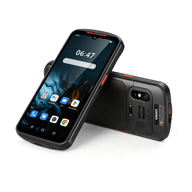 UNIWA NR6503 5G Rugged Smartphone Android13 IP68 6.5inch PDA with 2D Barcode Scanner NFC for Logistics