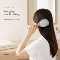 Nouveau design mignon chat oreille coussin d'air Massage moelleux brosse à cheveux antistatique femmes filles dessin animé forme peignes de coiffure
