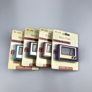 Bk-608 Large Screen Digital Car Clock With Adhesive Back For Dashboard Display Time And Date - Product Image 1