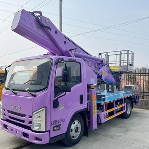 Fabricante Chino de Plataformas Elevadoras Telescópicas ISUZU de 25m, 28m, 31m y 45m, Camión con Cesta Elevadora, Camión con Plataforma de Trabajo Aérea - Product Image 1