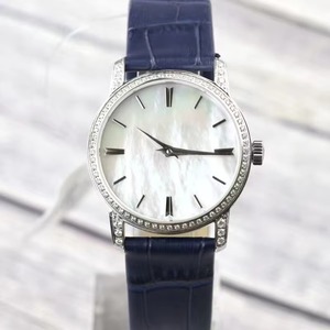 Custom Limited Edition Automatic Gear Diamond <b>Set</b> <b>Watch</b> Silver Case Blue Leather Strap Men High End Luxury Timepiece - Product Image 2