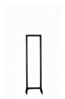 Baie de serveur mobile 19 pouces à double colonne et monorail ouvert, 47U 550*2200*120MM, en acier laminé à froid SPCC, profondeur 120 mm