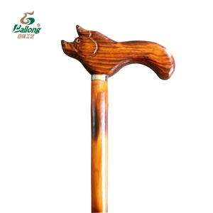 Bâton de <span class=keywords><strong>marche</strong></span> <span class=keywords><strong>en</strong></span> <span class=keywords><strong>bois</strong></span> antique à poignée <span class=keywords><strong>en</strong></span> forme d'animal personnalisé pour la <span class=keywords><strong>marche</strong></span> - Product Image 6