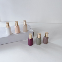 Emballage en boîte de 10ml vide beauté Morandi mat rose blanc vert bordeaux nude brun parfum parfum huile rouleau sur bouteille en verre