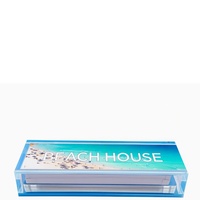 Jeu de Rummy en Acrylique Lucite Moderne avec Motif Papillon Personnalisé, Cadeau Judaïque