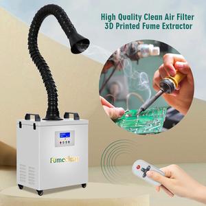 Extracteur de fumées et de poussières de soudage industriel à forte aspiration, purificateur d'air avec double bras pour graveur laser, imprimante 3D, soudure - Product Image 2