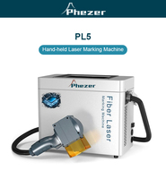 Machine de marquage laser à fibre portable haute précision Phezer PL5 Pro 20W pour le codage du métal et du verre avec une surface de 50x50mm