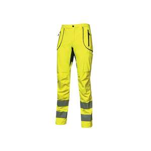 Pantalón de tela de Softshell Ren Yellow Fluo-EAN 8033546424513, PANTALONES DE TRABAJO, PANTALONES DE TRABAJO DE CARGO, 1, 2, 1, 2 - Product Image 1
