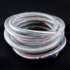 สายยางใสเสริมเหล็ก PVC โบชวน ขนาด 25 มม. หนาพิเศษ สำหรับน้ำประปาและสุญญากาศ ความยาว 100 เมตร - Product Image 1