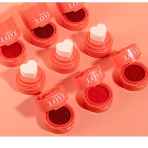 Nuovissimo 6 colori alto pigmento a forma di cuore timbro fard guance trucco cosmetici <span class=keywords><strong>in</strong></span> forma liquida 5g netto Wt all'ingrosso - Product Image 6