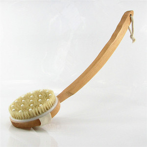 Dài xử lý đường cong xử lý ergonomic thiết kế và có thể tháo rời vòi hoa sen trở lại rửa tắm bàn chải - Product Image 3