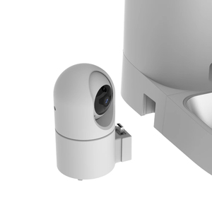 Distributeur automatique de nourriture pour animaux de compagnie CITICITY WiFi avec caméra à distance, contrôle par application mobile, bol en acier inoxydable, forme arrondie - Product Image 6