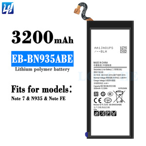 แบตเตอรี่ OEM 3500mAh รุ่น EB-BN935ABE สำหรับ Samsung <span class=keywords><strong>Galaxy</strong></span> <span class=keywords><strong>Note</strong></span> FE <span class=keywords><strong>Note</strong></span> 7 N930 N935 คุณภาพสูง - Product Image 3