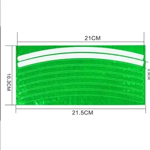 Hyper Spectre Réfléchissant Jante Ruban Rayures Autocollant sur la Voiture, <span class=keywords><strong>Moto</strong></span>, Vélo - Product Image 1
