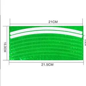 Espectro hiper Roda Aro Reflexivo Listras de Fita Adesivo de Carro em Carro, Moto, Bicicleta