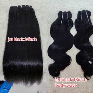 Letsfly 10A Cabello Virgen Natural 100% Humano en Paquetes de 100 Gramos, Extensiones de Cabello Brasileño Negro Azabache y Rubio, 12-32 Pulgadas, Venta al Por Mayor - Product Image 5