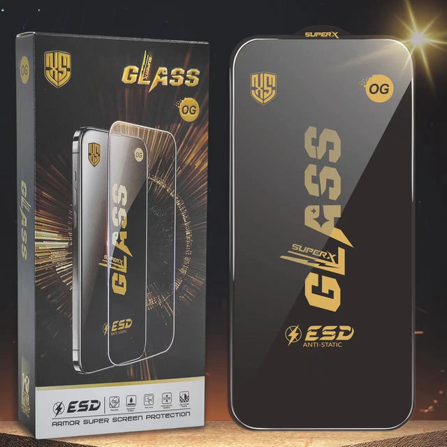 Super OG ESD Anti-Static 9H Hardness Ultra-thin 0.33mm High Transparent Tempered Glass Screen Protector for A56/A36/A26