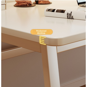 <span class=keywords><strong>Escritorio</strong></span> <span class=keywords><strong>Blanco</strong></span> Nórdico <span class=keywords><strong>Sencillo</strong></span> para Hogar Dormitorio de Estudiante <span class=keywords><strong>Escritorio</strong></span> para Computadora de Sobremesa - Product Image 3