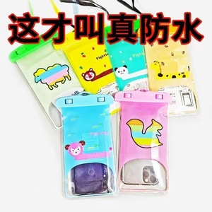 Waterproof Phone Case PVC Transparent Swim Diving Touchscreen Use Unisex Random Pattern - Product Image 3
