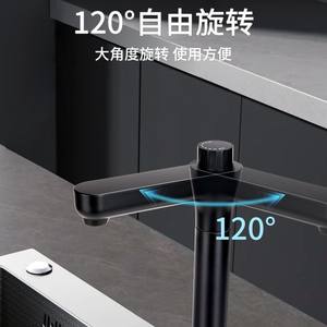 Grifo Purificador de Agua para Cocina, Acero Inoxidable 304, Monomando, Montaje en Encimera, Antisalpicaduras, Accesorio de Salida de Agua Pura - Product Image 4