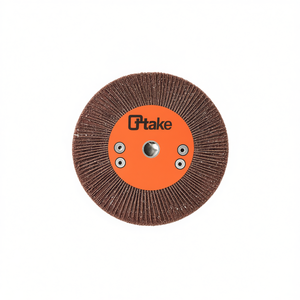 Roue à lamelles abrasives Ttake 30x3 mm, tige de 6 mm, grain 120 pour le meulage - Product Image 2