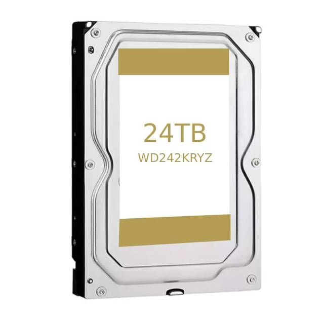 24TB 3.5" SATA III 7200RPM 512MB Cache HelioSeal OptiNAND High End Enterprise HDD WD241KRYZ WD242KRYZ