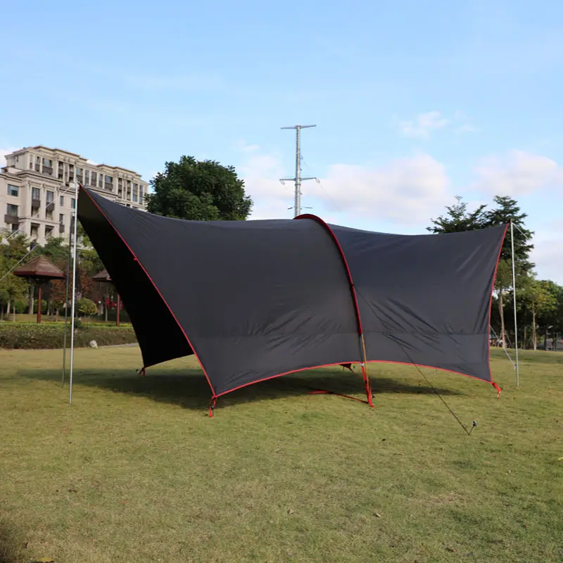 Großhandel faltbare wasserdichte Camping-Hängematte Regenfliegenzelt-Lagerung mit Musterdruck