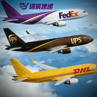 Transport de marchandises multimodal porte-à-porte de Yiwu et Shenzhen vers l'Algérie, le Maroc, l'Estonie, la Lituanie, le Chili via DHL/UPS/FedEx