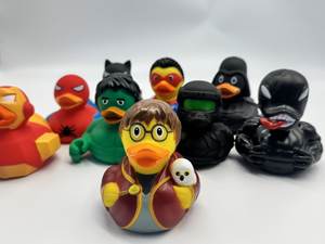 Paperelle da Bagno in Plastica Personalizzate <span class=keywords><strong>per</strong></span> Bambini e Neonati, Giocattoli da Bagno Divertenti a Forma di Animale con Funzione Squittente - Product Image 1