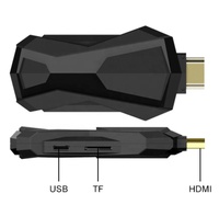 Console de jeu vidéo TV 4K HD de haute qualité avec double manettes sans fil, console de jeu portable avec sortie TV