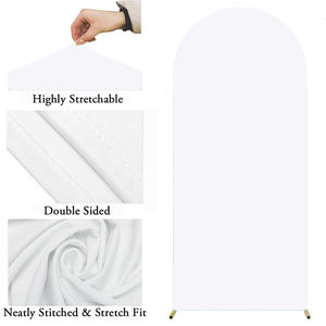 Toptan doğum günü partisi kutlama reklam özel kumaş Spandex zemin kemer zemin açık için kapakları - Product Image 5