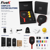 Paleta de Pickleball de Fibra de Carbono Prensada en Caliente de 16 mm de Marca Privada, Fábrica para Personalización de Marca, Venta al por Mayor y Proyectos Deportivos
