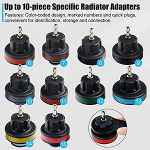 GTYPRO, 28 шт., тестер давления радиатора, вакуумная система охлаждения, набор для пополнения диагностических инструментов - Product Image 3